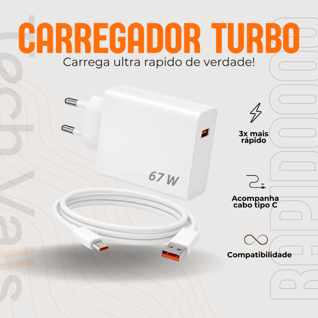 Carregador Turbo 67W - Imagem 5