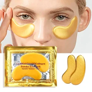 Máscara de Gel para Olhos de Colágeno e Ouro 24K, 10 Pares, Hidratante, Unissex #GLOBAL PICKS