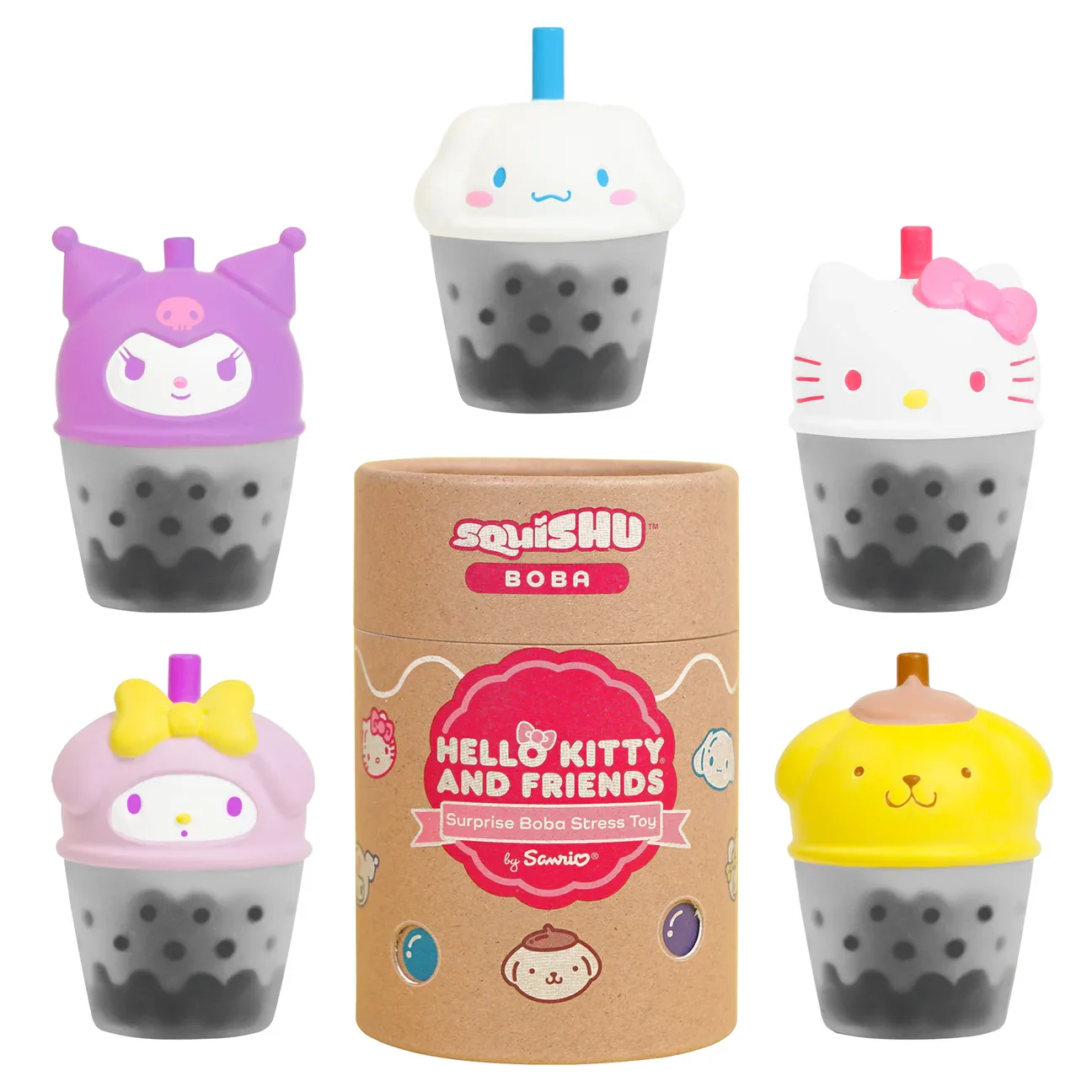 Squishy Sanrio em Cápsula Surpresa